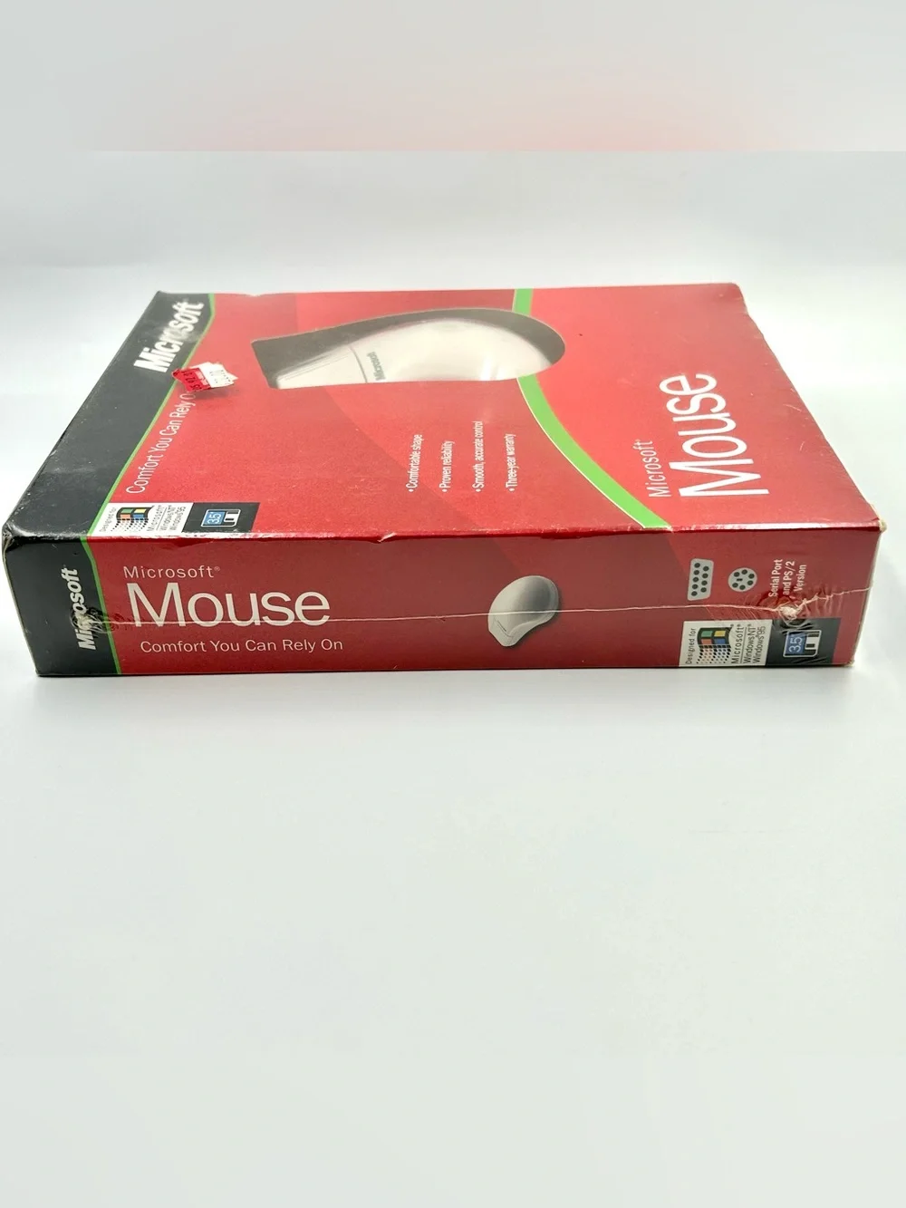 Vintage Microsoft 2 Button PS/2 Computer Mouse New Sealed Intellipoint WIN32
